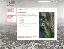 Tablet Screenshot of laffeyarchives.org